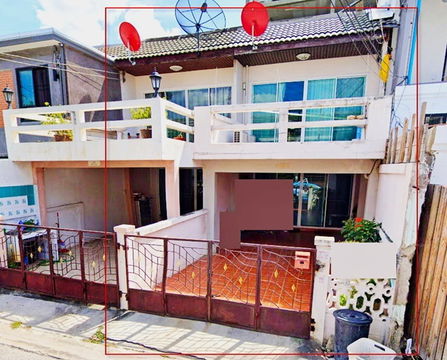 MRT WongSawang 3.5km. Prachachuen39–45 BonMarche Market 1.5km. 2-story townhouse for rent 19sq.wa.