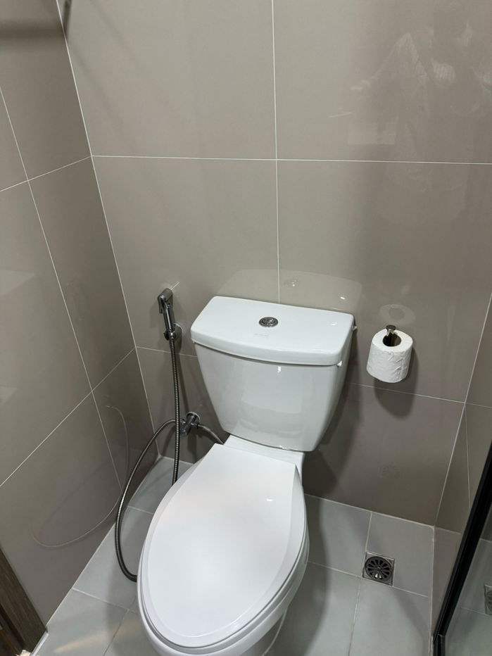 picture ✨ Affordable + washing machine included! The Muve Bangna Condo, 25 sq m, 5th floor, Building A, only 9,000 baht 🏡💖 - 13/15