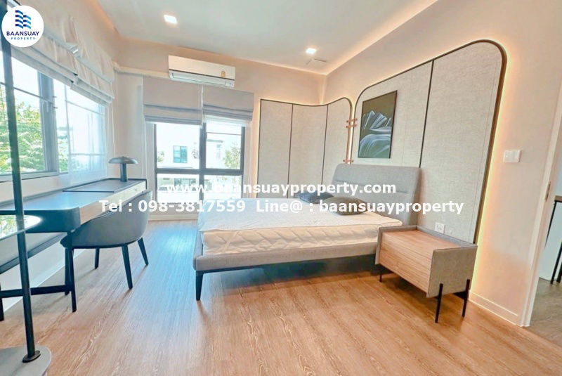 รูป ให้เช่า บ้านเดี่ยว 2 ชั้น โครงการหรู มัณฑนา บางนา กม.15  พร้อมหิ้วกระเป๋าเข้าอยู่ - รูปที่ 14/17