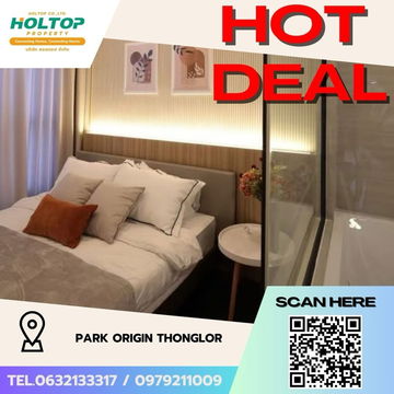 #Z1912💥160868🔥ให้เช่าคอนโด Park Origin Thonglor