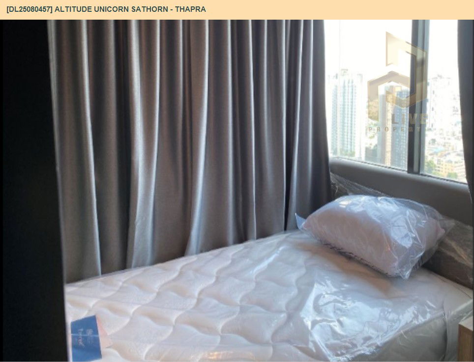รูป DL25080457 ให้เช่าคอนโด อัลติจูด ยูนิคอร์น สาทร - ท่าพระ (Altitude Unicorn Sathorn - Thapra) ใกล้ BTS ตลาดพลู พร้อมเข้าอยู่ โทรด่วน 0638692663 LineID @655ebbvc - รูปที่ 6/12