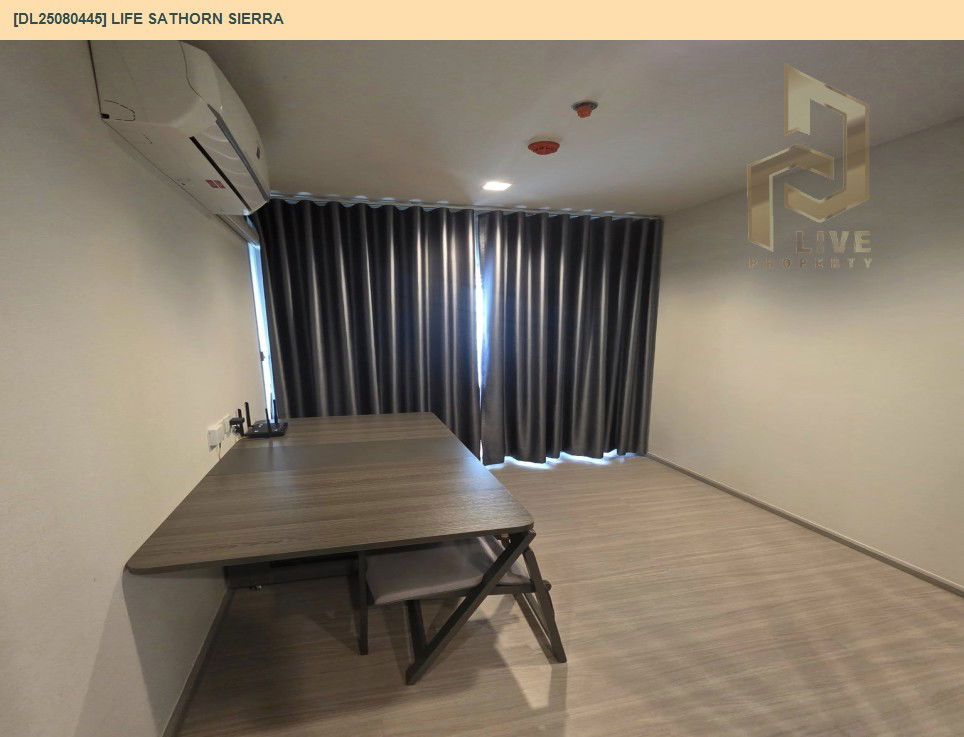 รูป DL25080445 ให้เช่าคอนโด ไลฟ์ สาทร เซียร์รา (Life Sathorn Sierra) ใกล้ BTS ตลาดพลู พร้อมเข้าอยู่ โทรด่วน 0638692663 LineID @534wlwof - รูปที่ 4/20