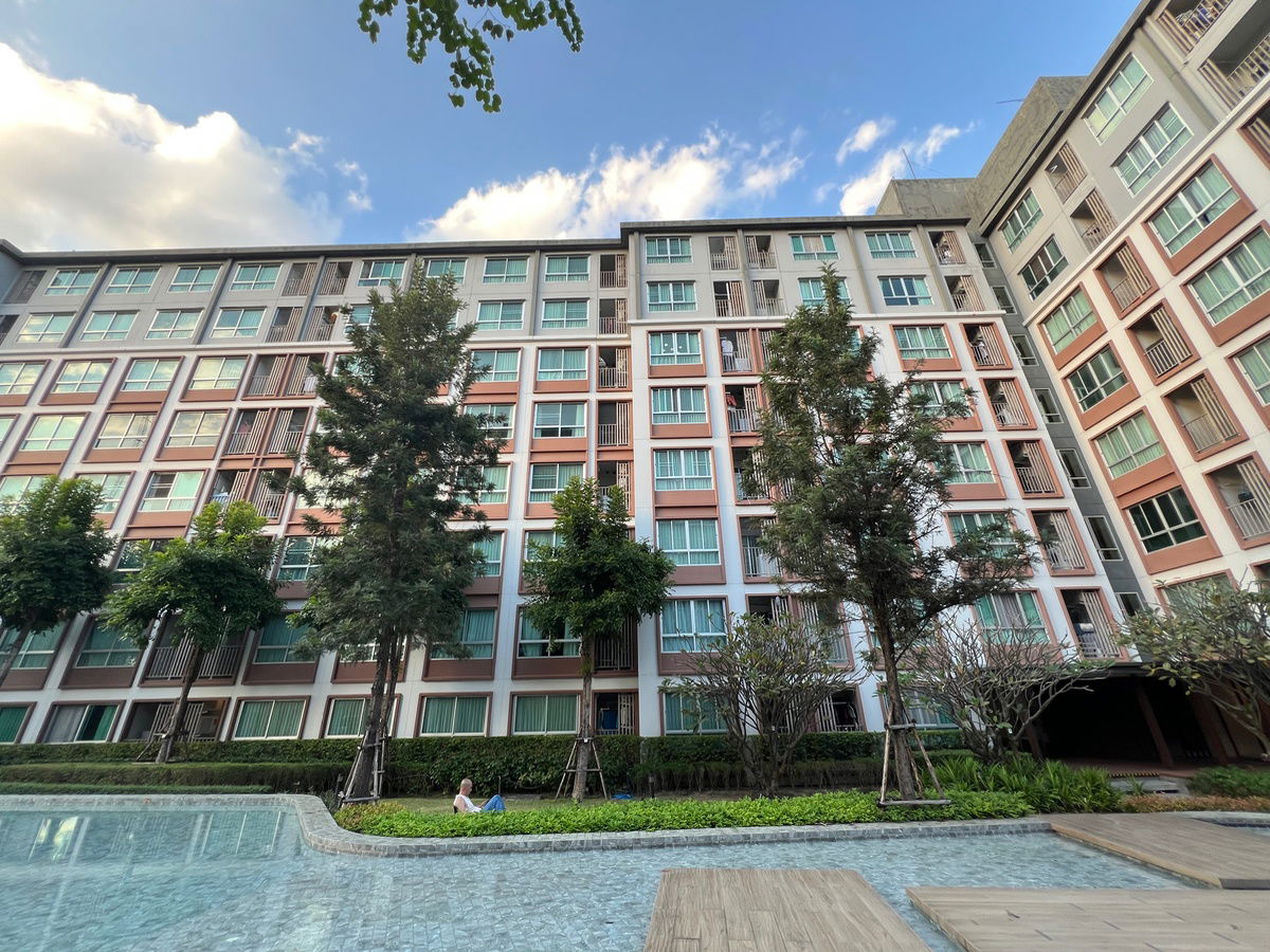 picture ✅For sale: D Condo Pink, pool view, 37 sq m, 8th floor, Building B, beautiful room ☎️064-792-4426 (Ben) - 24/30