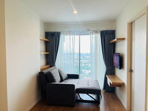 For rent !!  Lumpini Ville Prachachuen - Phongphet 2  | 8.5K. Per month | 32 sq.m.  1Bed1Bath  30th Floor  A Building