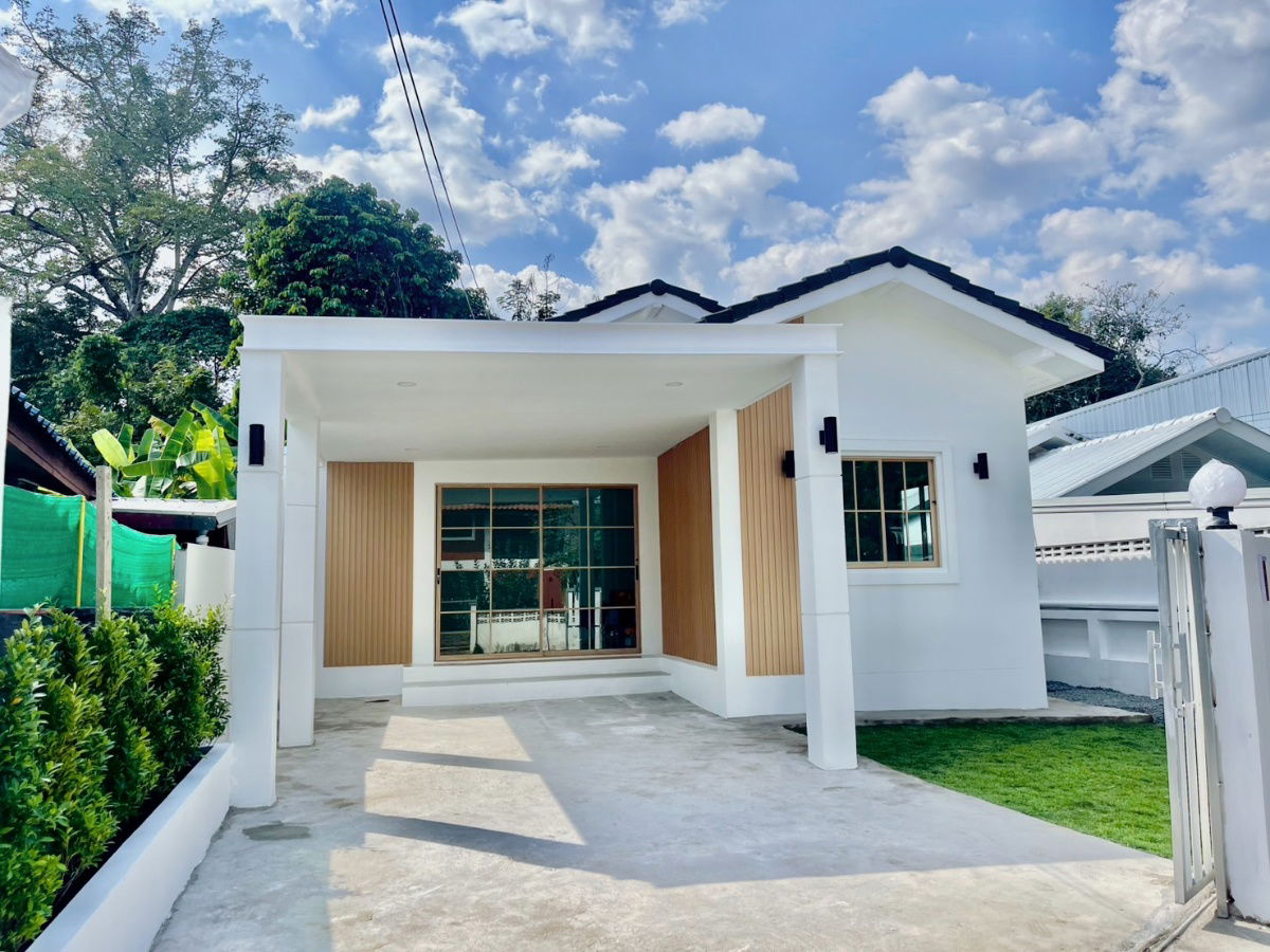 รูป 🔥ขายบ้านสร้างใหม่ 1.69 ล้านบาท⚡️ รวมโอน 😍 📍ใกล้กาดฝรั่ง-หางดง เชียงใหม่ ขนาด   3 ห้องนอน  2 ห้องน้ำ   - รูปที่ 3/9