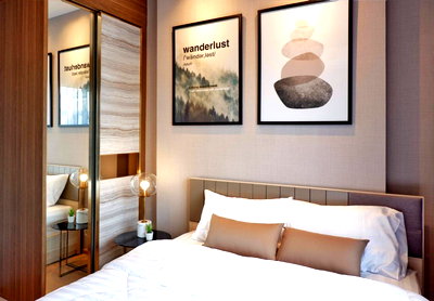 Condos for sale Charn Issara Tower 2 : P-40384🏢Condo for  sell The Tree Sukhumvit 71-Ekamai fully furnished.