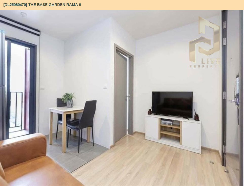 picture DL25080470 Condo for rent, The Base Garden Rama 9  near สายสีส้ม, ready to move in, call urgently 0656133286 LineID @655ebbvc - 5/9