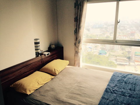 Condo for rent equipped furniture and nice view
