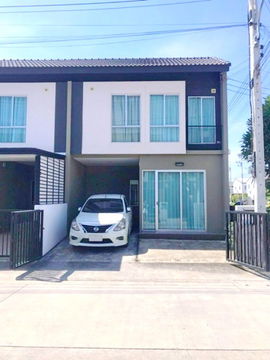 ตลาดส.รุ่งเรือง 1.4 กม. ให้เช่า ทาวน์เฮ้าส์ 2 ชั้น หลังมุม ตลาดพวงสว่าง 345 1.1 กม. โลตัส วัดไพร่ฟ้า 3.8 กม.22ตร.วา. 172ตร.ม
