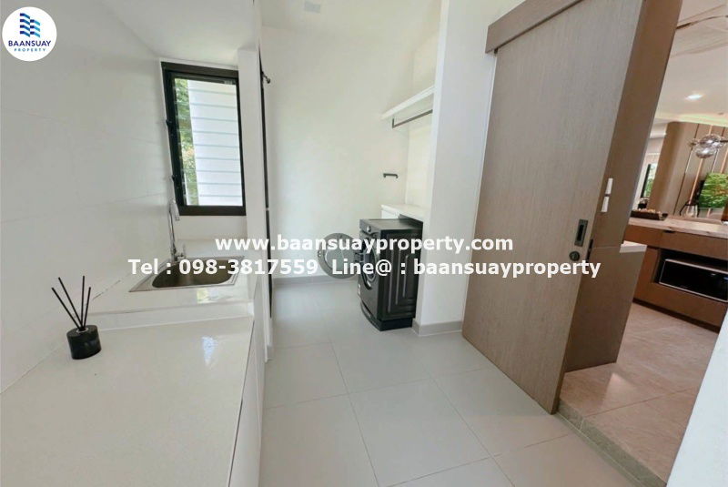 รูป ให้เช่า บ้านเดี่ยว 2 ชั้น โครงการหรู มัณฑนา บางนา กม.15  พร้อมหิ้วกระเป๋าเข้าอยู่ - รูปที่ 9/17