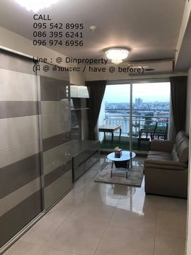 ให้เช่า ศุภาลัย ริเวอร์ รีสอร์ท,  1 ห้องนอน , BTS กรุงธนบุรี ,  ICONSIAM ,สาทร, เจริญนคร
