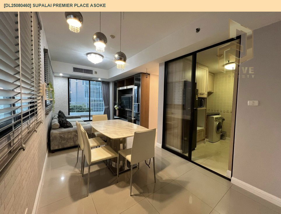picture DL25080460 Condo for rent, Supalai Premier Place Asoke near BTS Asok, ready to move in, call urgently 0656133286 LineID @655ebbvc - 17/24