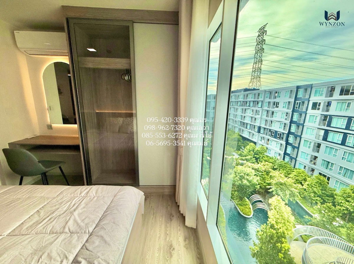 รูป ห้องใหญ่ วิวสระ บิ้วอินสวย ครัวแยก ไร้กังวลกลิ่นอาหาร - รูปที่ 28/35