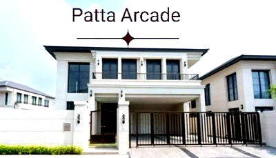 Houses for sale Nong Prue, Chonburi : Luxury modern style house for sale, ARCADE project