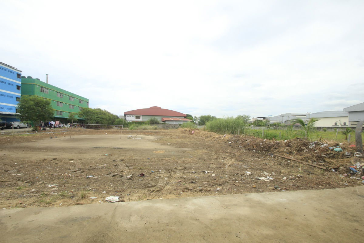 รูป ที่ดินเลียบคลองสี่วาตากล่อม บางบอน5ซ.5 ถนนเอกชัยวัดโพธิ์แจ้ ใกล้สวนจงสถิตย์ ตลาดคุณนาย ที่ดินถมแล้ว 4ไร่ สร้างโรงงาน โกดัง หอพัก  - รูปที่ 6/33