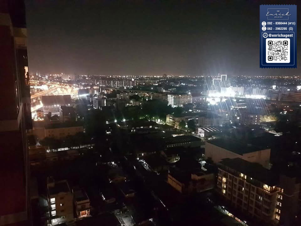 picture 💙For rent The Base Garden Rama 9, fully furnished, great price, ARL Ramkhamhaeng💙 Call 062-2962295 Ni// Line id: @enrichagent - 7/8
