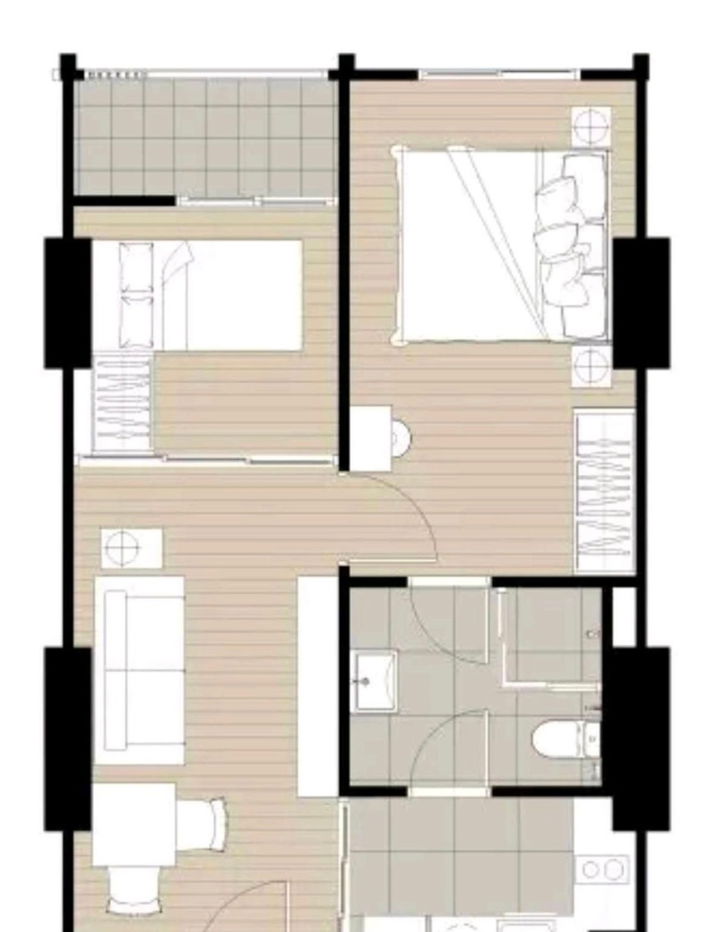 picture For rent: Ideo Sukhumvit - Rama 4, beautiful, cheap, ready to move in, good location, near BTS Phra Khanong. Interested? Add Line: @841qqlnr - 11/11