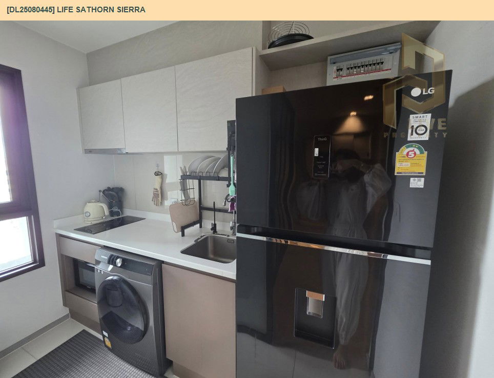 รูป DL25080445 ให้เช่าคอนโด ไลฟ์ สาทร เซียร์รา (Life Sathorn Sierra) ใกล้ BTS ตลาดพลู พร้อมเข้าอยู่ โทรด่วน 0638692663 LineID @534wlwof - รูปที่ 13/20