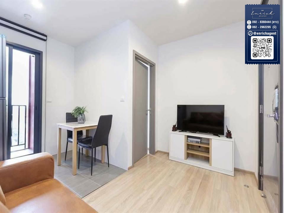 picture 💙For rent The Base Garden Rama 9, fully furnished, great price, ARL Ramkhamhaeng💙 Call 062-2962295 Ni// Line id: @enrichagent - 1/8