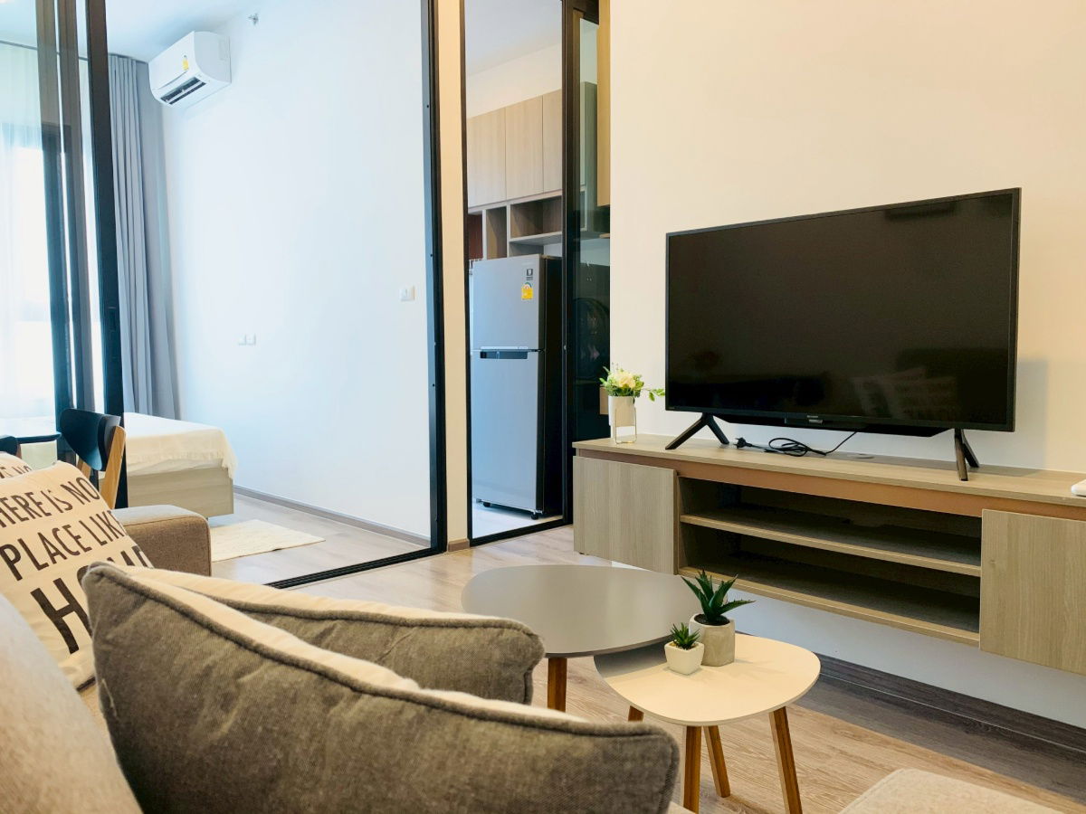 รูป ให้เช่าคอนโด Knightsbridge Prime Onnut ห้องสตูดิโอ เฟอร์ครบ ชั้นสูง พร้อมเข้าอยู่ - รูปที่ 3/10