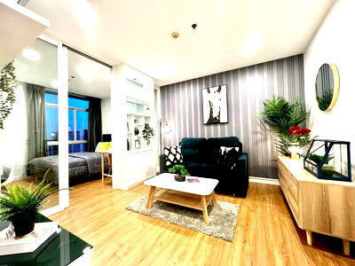 Condos for rent Udomsuk Walk : For rent✨ Centric Scene Sukhumvit 64  🔥Line ID: @034etfin 📲1 bedroom 1 bathroom ✨BTS Udomsuk 400 meters 💚 BTS Punnawithi 600 meters💚