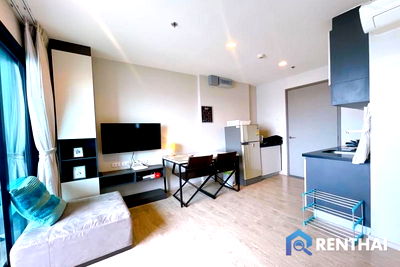 คอนโด ซอยบัวขาว : คอนโดใจกลางเมืองพัทยา The Base central Pattaya 2 ห้องนอน 50 ตร.ม. วิวทะเล