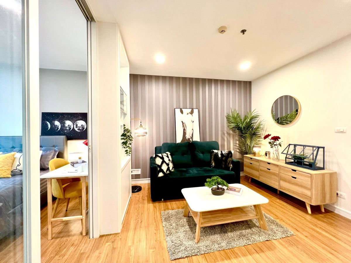 รูป ให้เช่าคอนโด เซ็นทริค ซีน สุขุมวิท 64 Centric Scene Sukhumvit 64 for rent เยื้องตึก True digital park ใกล้ BTS ปุณณวิถี ห้องใหญ่ วิวไม่เบล็อก วิวเมือง - รูปที่ 3/16