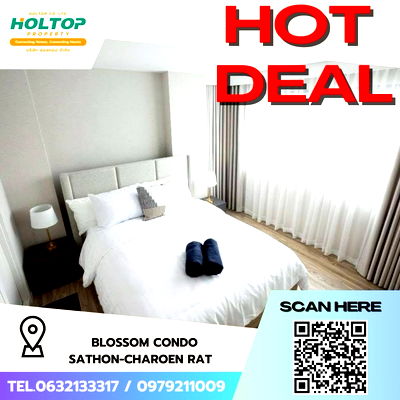 Condos for rent : #Z1938💥160868🔥 Condo for rent: Blossom Condo Sathon-Charoen Rat