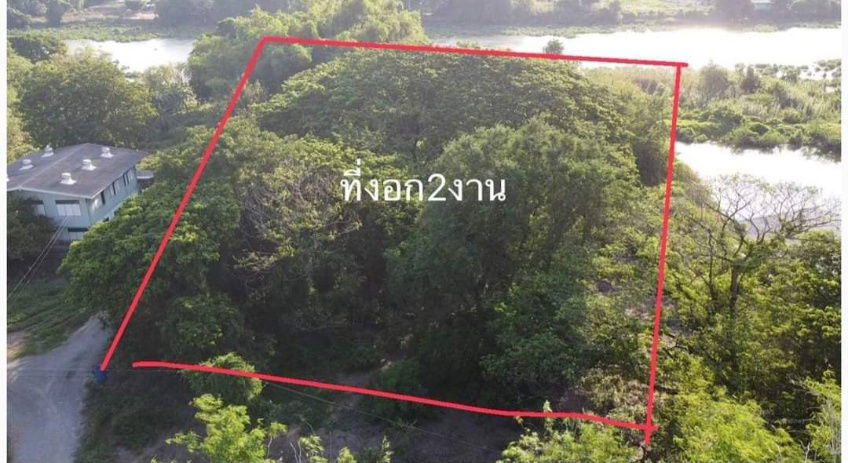 รูป ขายที่ริมน้ำ บางไทร อยุธยา ที่ติดแม่น้ำน้อย หน้าติดคอนกรีต ใกล้ทางด่วนบางปะอิน ใกล้เส้นรอบเกาะ3011 เส้น347 เหมาะทำบ้านร้านอาหาร คาเฟ่ริมน้ำ0879074045 - รูปที่ 2/2