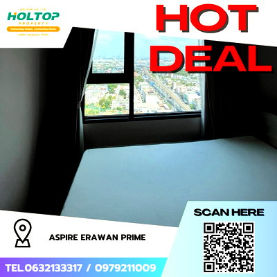 Condos for rent Paolo Hospital Phrapradaeng : #Z1931💥160868🔥 Condo for rent: Aspire Erawan Prime