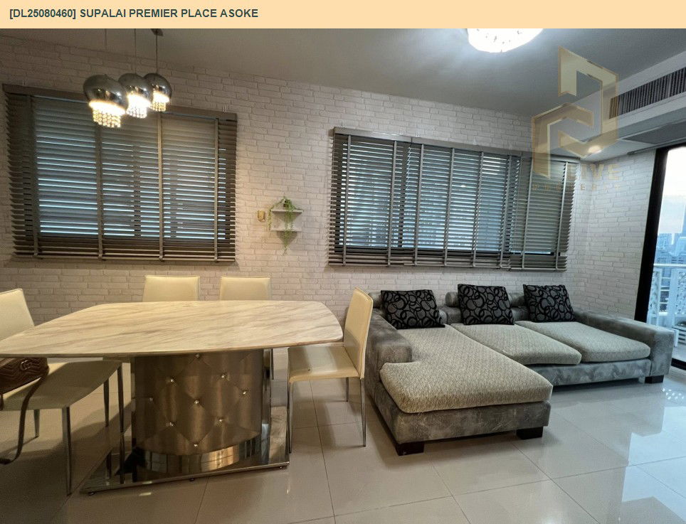 picture DL25080460 Condo for rent, Supalai Premier Place Asoke near BTS Asok, ready to move in, call urgently 0656133286 LineID @655ebbvc - 2/24