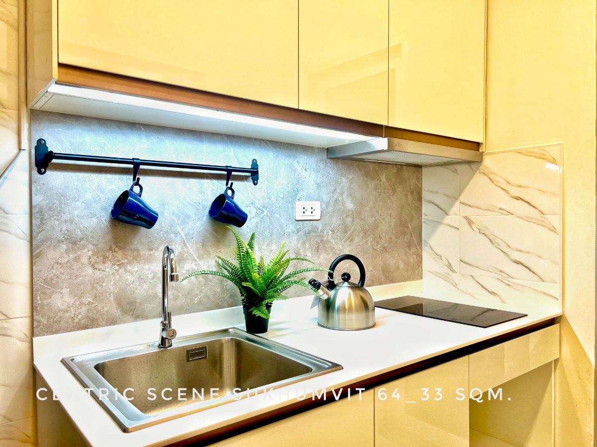 รูป พร้อมเช่า Centric Scene Sukhumvit 64  ติดรถไฟฟ้าปุณณวิถีและอุดมสุข 400 ม.  แต่งครบพร้อมอยู่สไตล์ Private Luxury Resort - รูปที่ 9/11