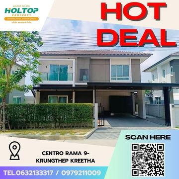 #Z1926💥160868🔥House for rent: Centro Rama 9-Krungthep Kreetha