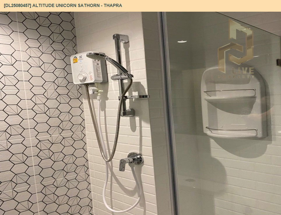 รูป DL25080457 ให้เช่าคอนโด อัลติจูด ยูนิคอร์น สาทร - ท่าพระ (Altitude Unicorn Sathorn - Thapra) ใกล้ BTS ตลาดพลู พร้อมเข้าอยู่ โทรด่วน 0638692663 LineID @655ebbvc - รูปที่ 8/12