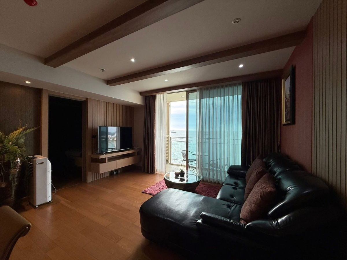 picture UK01-362 Condo for rent, Marina Bayfront Sriracha, 2 bedrooms, 2 bathrooms, sea view room, 88 sq m., sea side, corner room, 50,000 baht/month. - 4/16
