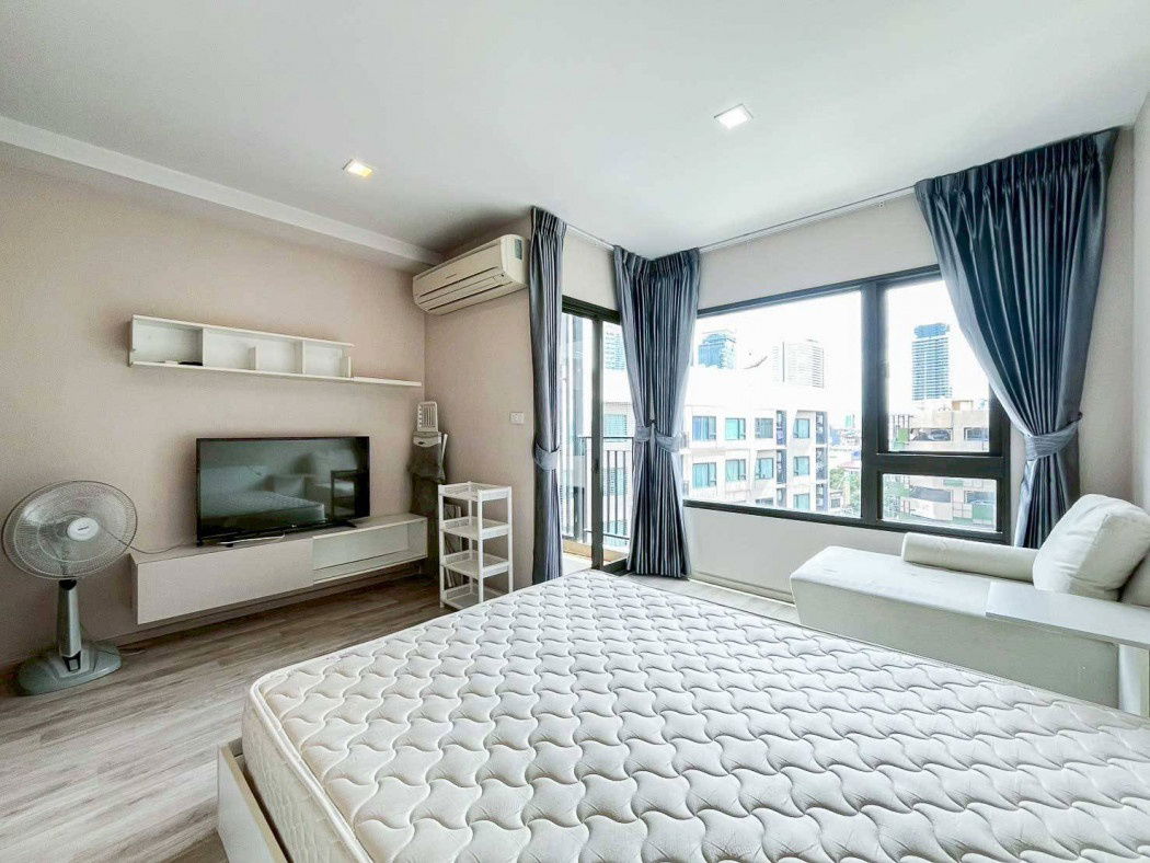 picture Cheapest rental Condolette Pixel Sathorn, high floor, 24 sq m., near MRT Lumpini, beautiful room - 4/7