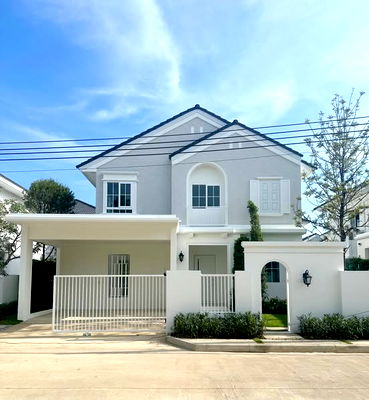 Houses for rent : House for rent Chaiyapruek Bangna Km.15, ready to move in. If interested, contact Line @goodmanpro or call 0999029192.