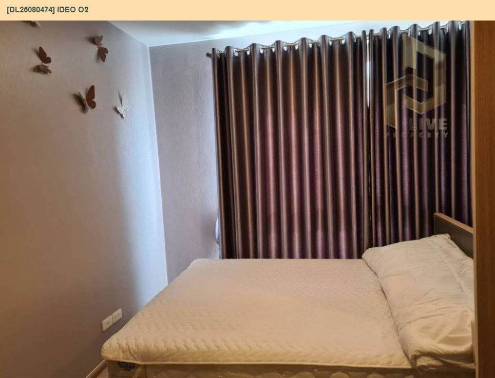 รูป DL25080474 ให้เช่าคอนโด ไอดีโอ โอทู (IDEO O2) ใกล้ BTS บางนา พร้อมเข้าอยู่ โทรด่วน 0638692663 LineID @655ebbvc - รูปที่ 6/8