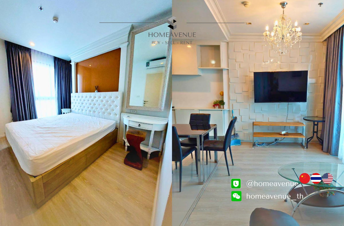 picture Quinn Ratchada 17 ✨ Renovated unit, ready to move in 🚇 Next to MRT Sutthisan | Line: @homeavenue 💥HA-2102 - 3/5