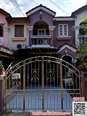 Houses for rent The Crystal : House for rent, Pimthong Village, Lat Phrao Road 101, Soi 35, near the Yellow Line