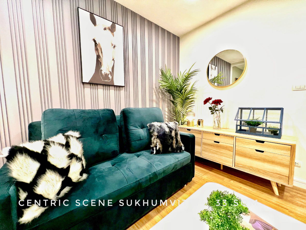 รูป พร้อมเช่า Centric Scene Sukhumvit 64  ติดรถไฟฟ้าปุณณวิถีและอุดมสุข 400 ม.  แต่งครบพร้อมอยู่สไตล์ Private Luxury Resort - รูปที่ 5/11