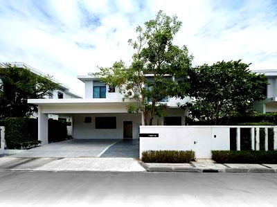 Houses for rent : For rent: Manthana Bangna km. 15, beautifully decorated, ready to move in, KNF 0043