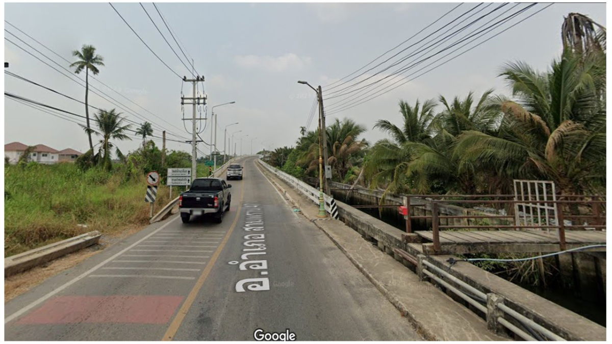 รูป ที่ดินริมน้ำ ใกล้วัดท่าไม้ กระทุ่มแบน ที่ริมน้ำท่าจีนรูปสี่เหลี่ยม - รูปที่ 7/8