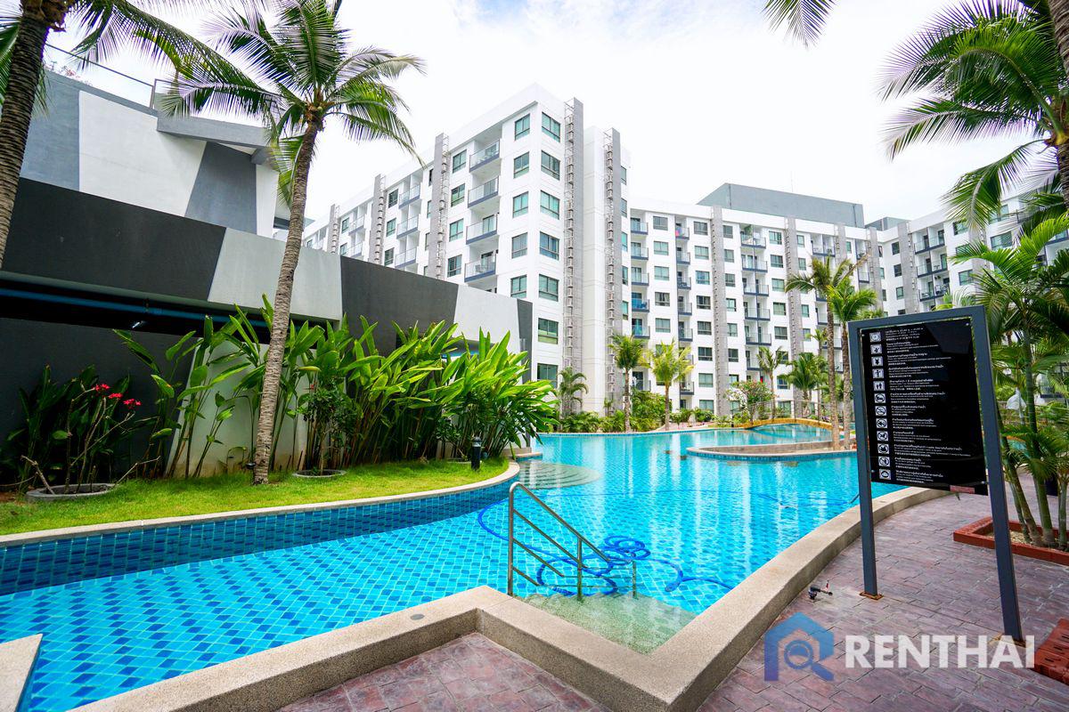 รูป คอนโด 1 ห้องนอนให้เช่าในที่พักแบบรีสอร์ทที่ได้รับความนิยมในพัทยา - รูปที่ 11/19