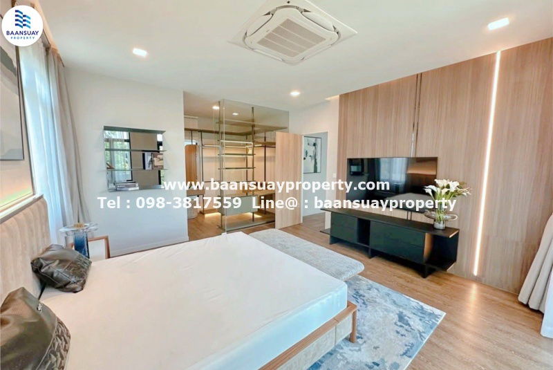 รูป ให้เช่า บ้านเดี่ยว 2 ชั้น โครงการหรู มัณฑนา บางนา กม.15  พร้อมหิ้วกระเป๋าเข้าอยู่ - รูปที่ 11/17