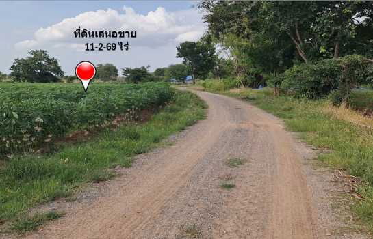 รูป ขาย ที่ดิน ย่านชุมชนบ้านบุ่งตะแบก อ.โนนไทย จ.นครราชสีมา ห่างจากถนนคอนกรีตเพียง 300 เมตร เนื้อที่ 11 ไร่ 2 งาน 69 ตรว ฟรีโอน ผังเมืองสีเขียว - รูปที่ 6/8