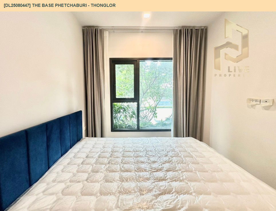 picture DL25080447 Condo for rent, THE BASE Phetchaburi - Thonglor near BTS Phrom Phong, ready to move in, call urgently 0656133286 LineID @534wlwof - 6/12