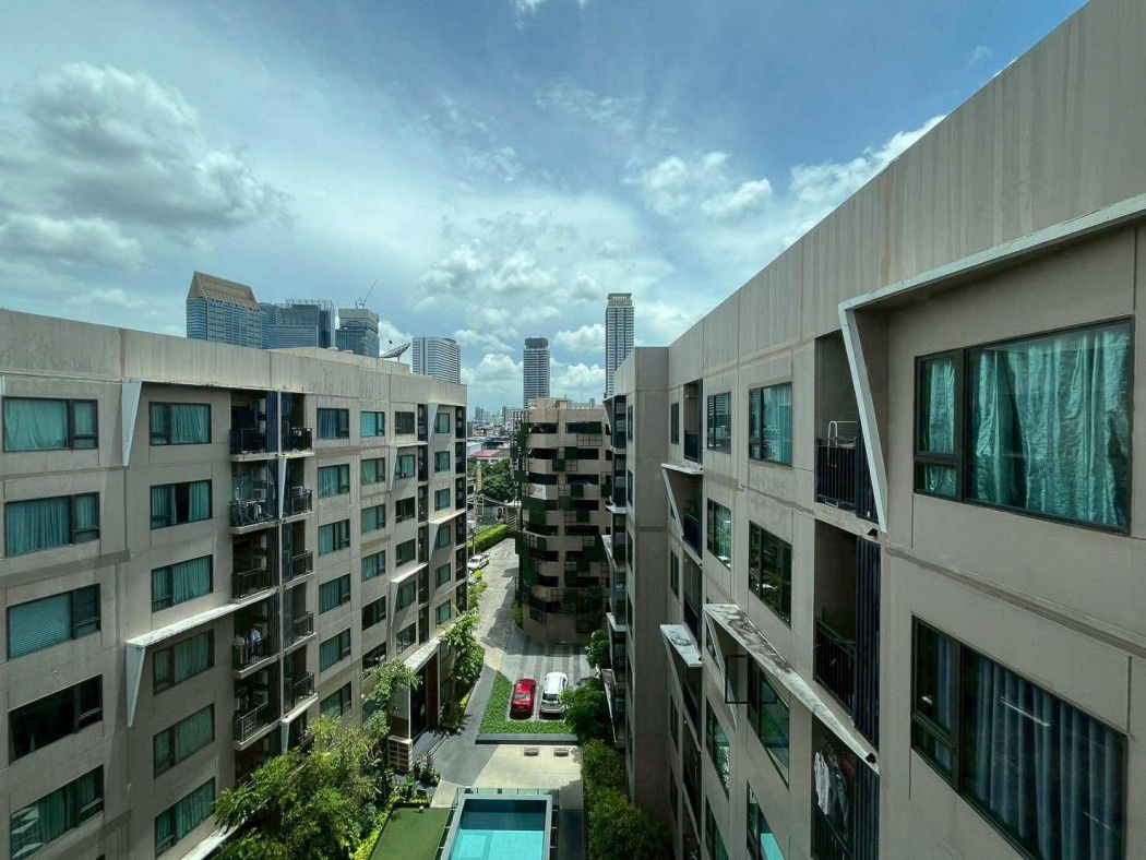 picture Cheapest rental Condolette Pixel Sathorn, high floor, 24 sq m., near MRT Lumpini, beautiful room - 7/7