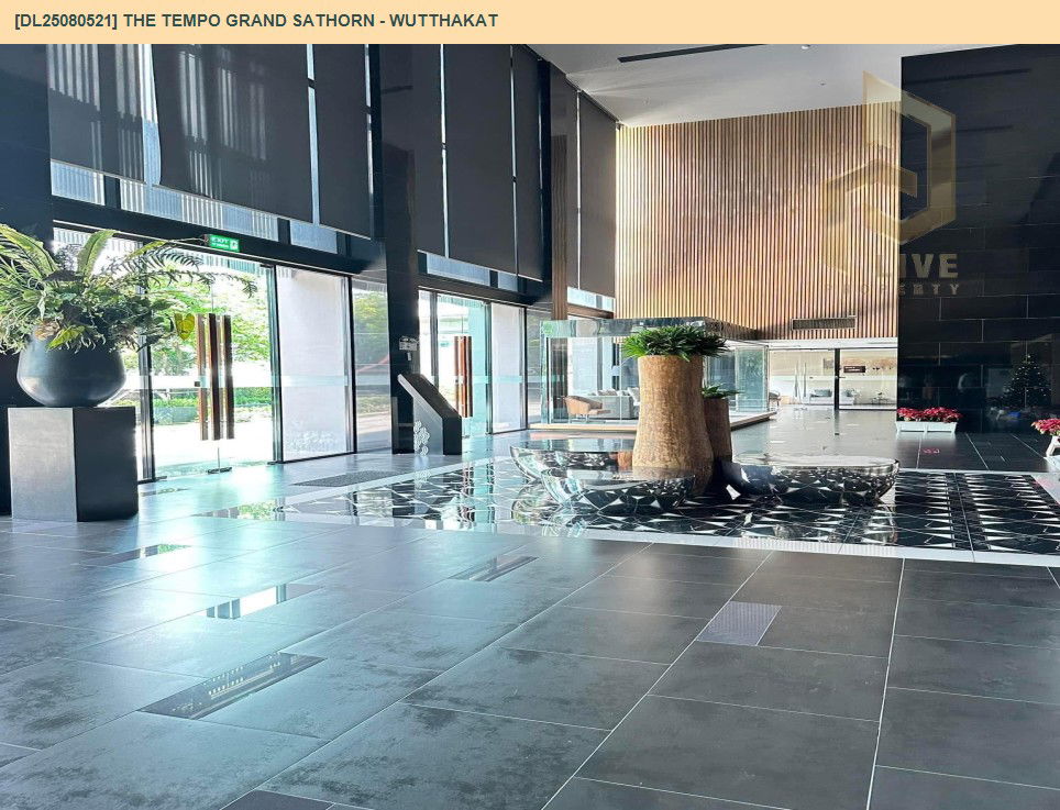 รูป DL25080521 ให้เช่าคอนโด เดอะ เทมโป แกรนด์ สาทร - วุฒากาศ (The Tempo Grand Sathorn - Wutthakat) ใกล้ BTS วุฒากาศ พร้อมเข้าอยู่ โทรด่วน 0638692663 LineID @534wlwof - รูปที่ 7/8