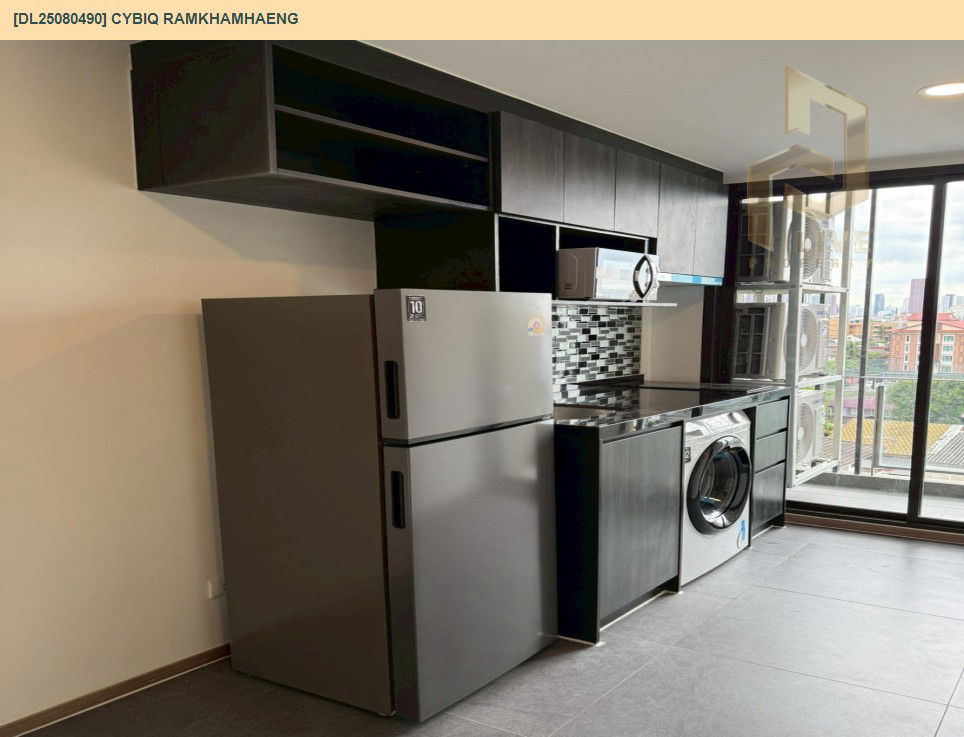 picture DL25080490 Condo for rent, CYBIQ Ramkhamhaeng near -, ready to move in, call urgently 0656133286 LineID @534wlwof - 9/16